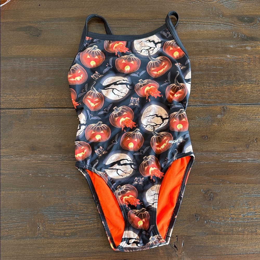 Sporti Fright Night Thin Strap One Piece Swimsuit